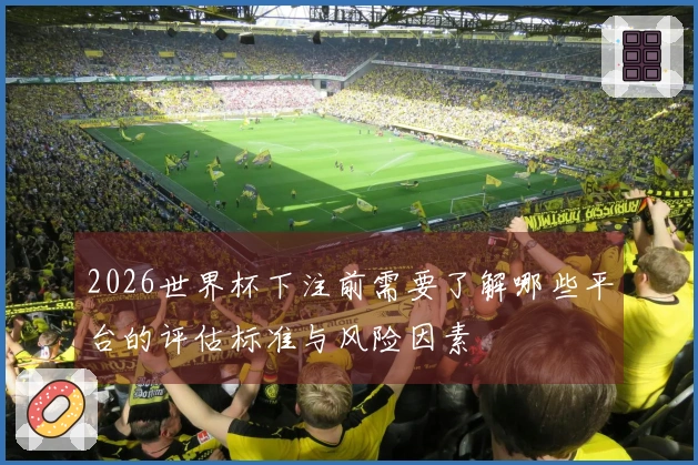 2026世界杯下注前需要了解哪些平台的评估标准与风险因素